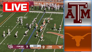 🔴LIVE 🔴Texas Longhorns vs Texas A&M/Week 14/ NCAAF College Football 26