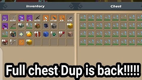 Full chest Dup is back!!! (Blockmango skyblock)