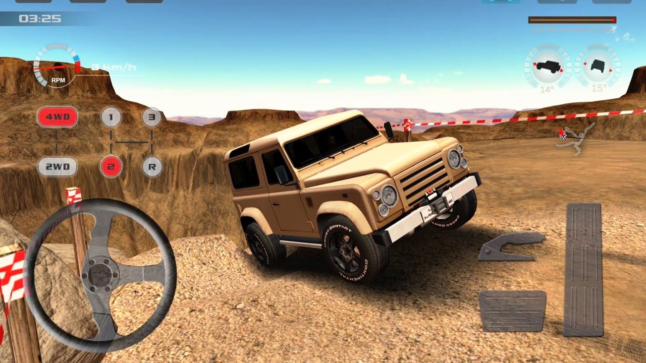 Land Cruiser 4X4 Off-Road Driving In Desert - New OffRoad Games 3D - Android Gameplay