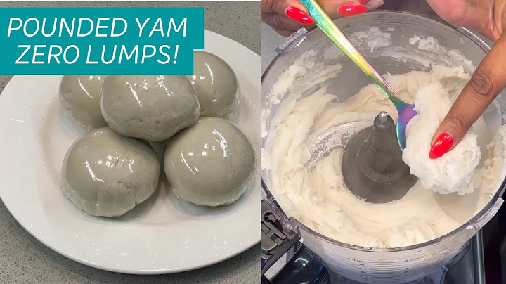 POUNDING YAM JUST GOT BETTER! NO LUMPS, NO MORTAR OR PESTOL! #Poundedyam #cooking