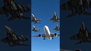 Pakistan Air Force JF-17 Thunder Escorts Iranian Delegation | High Alert Security Scene#facts #