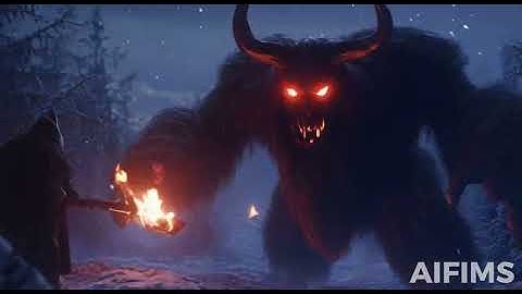 Santa vs. Krampus: Metal Christmas War | Metal AI Music Video
