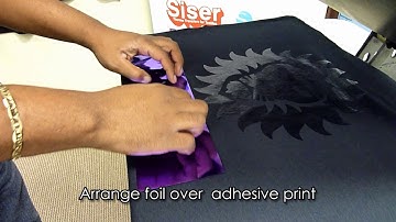 How To Use Siser Adhesive Heat Transfer Film for Textile Foil