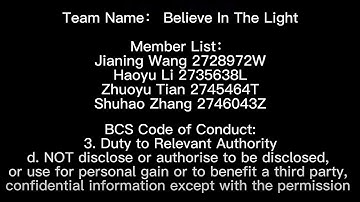 Video assignments for the RPS course at the University of Glasgow from “Believe In The Light” team