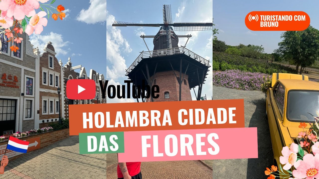 Holambra cidade das Flores no Interior de São Paulo 🌹🌼✈️