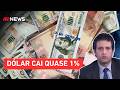 Dólar a R$4,95: Moeda despenca e atinge menor valor em dois anos; Ghani analisa