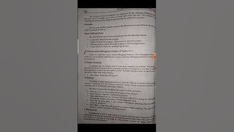 2nd year Computer |Chapter # 8 |Topic # What type of errors can occur when writing C program.