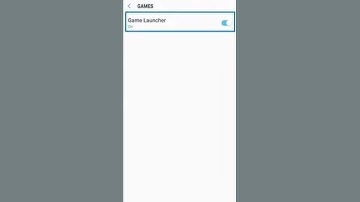 How to enable game launcher in Samsung mobiles