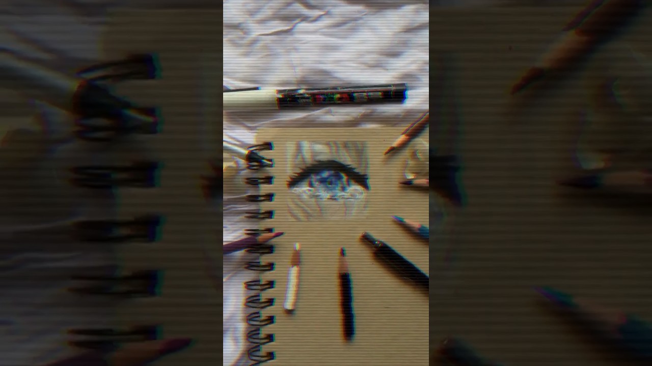 Sketching your anime character’s eye 👁 Pt. 9 ( Violet Evergarden ) #art #animeartist #drawing
