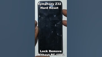 How To   Symphony Z32 Hard Reset Without Pc  |  Symphony Z32 Factory Reset Without Pc