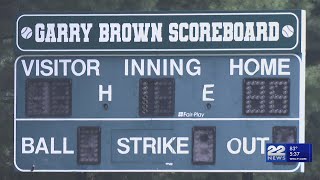 Springfield honors Garry Brown with new scoreboard Springfield honors Garry Brown with new scoreboard