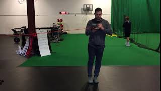 Drop Step Lateral Lunge with Band