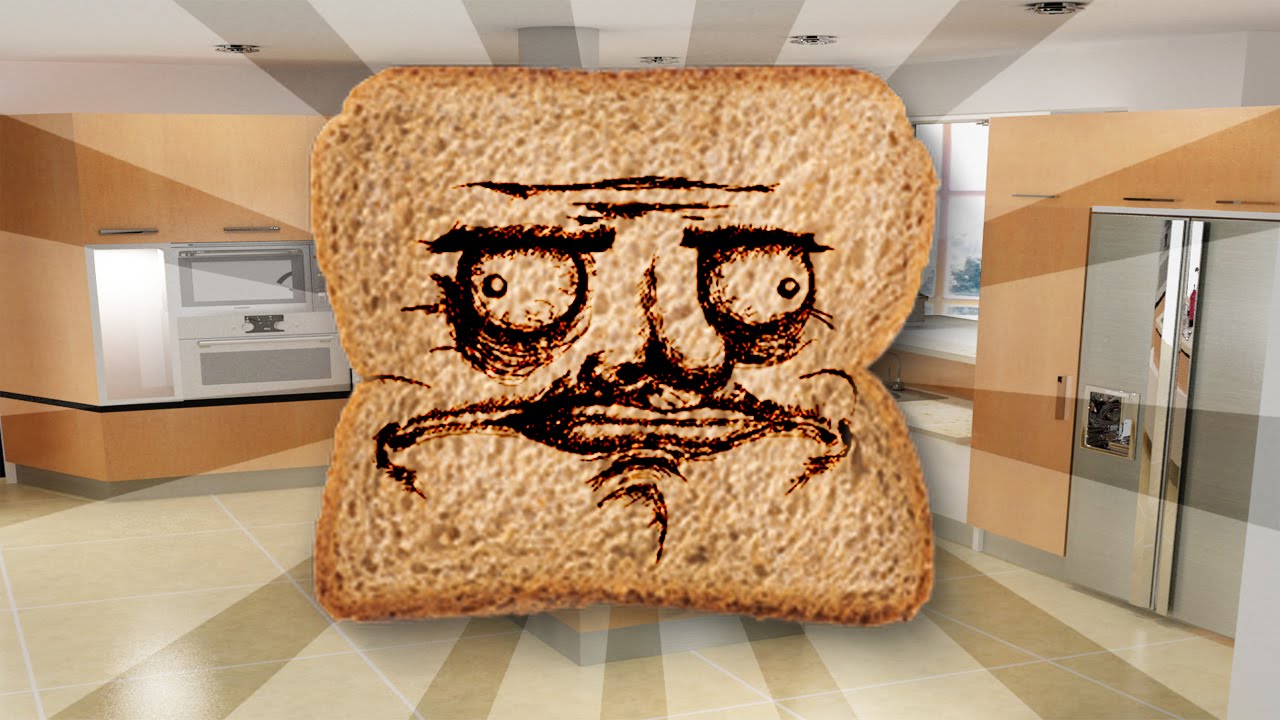 videos graciosos para facebook UN PAN MUY FELIZ - I am Bread | Fernanfloo