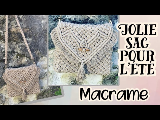 Tutoriel Sac à Main en Macramé - geochelone ELEGANS / La Tortue