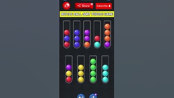 Bottle Ball Sort Puzzle Game #PuzzleGame #games #subscribe