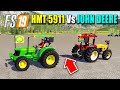 HMT 5911 4x4 vs John Deere 5050e Tractor Tochan!!! FS19 Indian Tractors Mods | STAR GAMERS