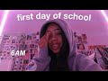 first day of school GRWM *high school*