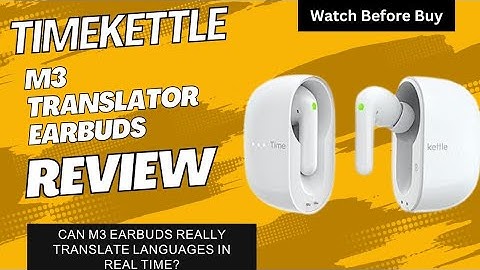 Timekettle M3 translator earbuds review 2025 #translatorearbuds