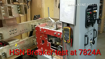 8000 Amp Breaker Test