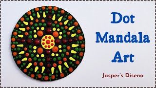 How to make Mandala Circle | Dot Mandala Art | Painting | Home Decorations