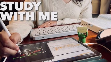 🏖️12-HOUR Study With Me,No music, Real sound,keyboard typing,iPad ASMR,pomodoro 50/10 (4K)