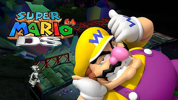 Super Mario 64 DS - Hazy Maze Cave 100 Coins - 55/150 - (NDS)