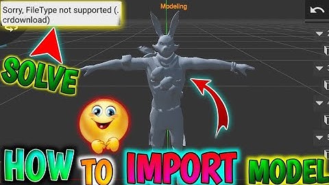 How To Import Model In Prisma 3D || Sorry, FileType not supported (. crdownload) 🔥