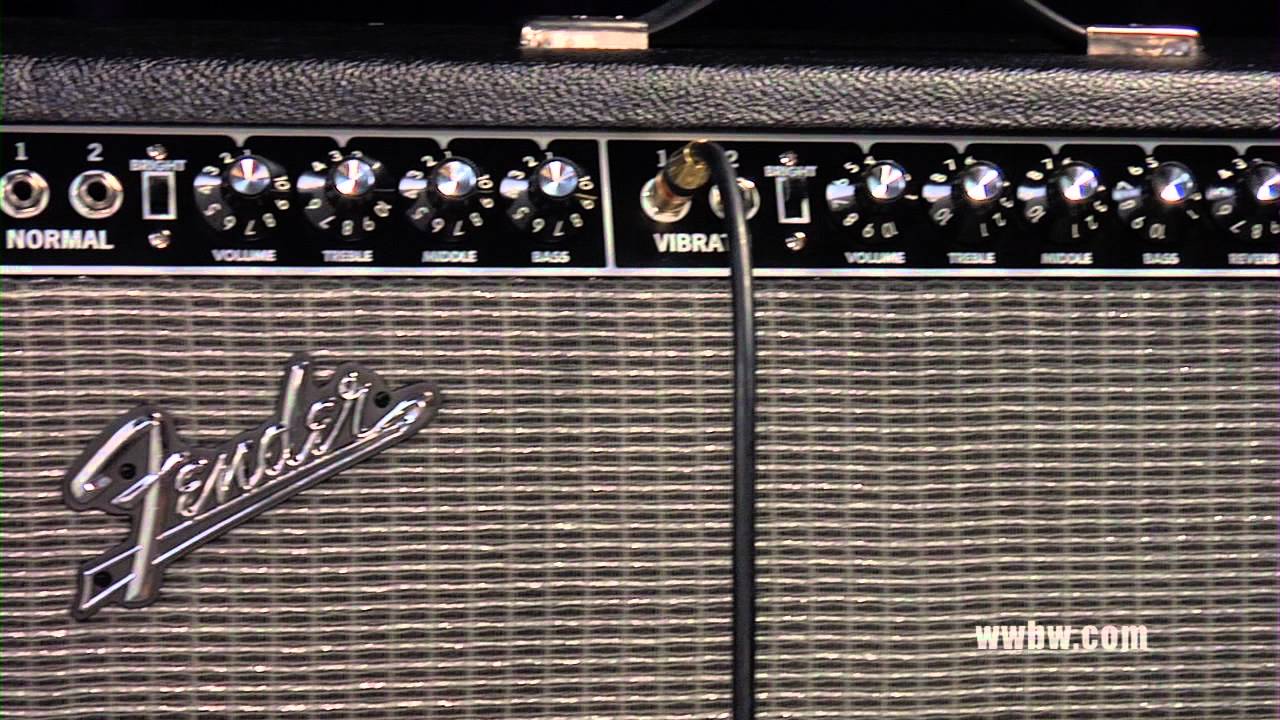 Fender Vintage Reissue '65 Twin Reverb Guitar Amp - YouTube