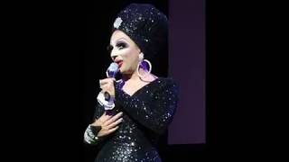Bianca Del Rio reading the audience at Klub Kids Queens of Comedy, Cardiff 1st Sept 2017