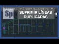 Autocad - Eliminar líneas duplicadas en Autocad. Tutorial en español HD