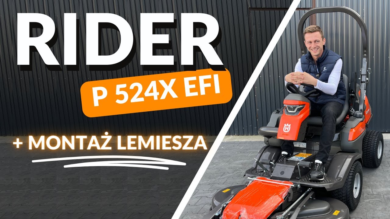 Rider profesjonalny P524X EFI + lemiesz dwukierunkowy