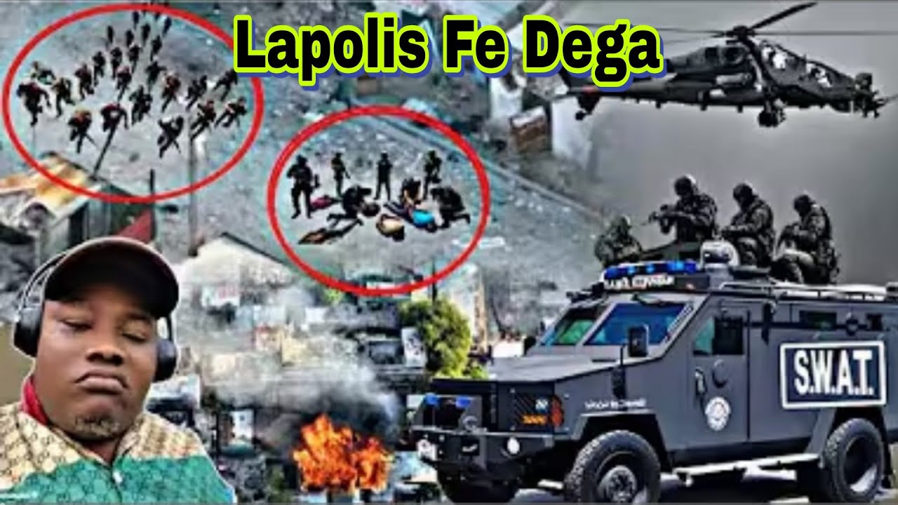 24 fév Lapolis Touye Bandi Izo Yo Dèyè Stad Viv Ansanm Pran Gwo Kou Anpil Bandi Tonbe.