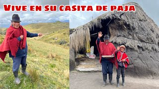 Vive FELIZ con su NIETO pastoreando ovejas en las montañas    Josué y Elie