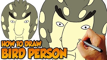 How to Draw Bird Person