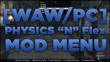 [WAW/PC] Physics "n" Flex Mod Menu | Mod Menu | Best Mod Menu Ever!
