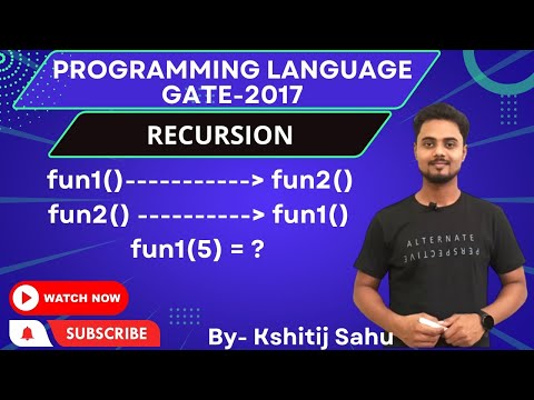 Recursion in C with Example | Recursion between two Different Functions | GATE