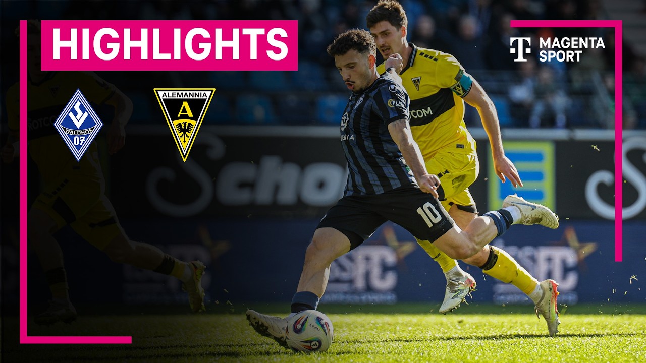 SV Waldhof Mannheim - Alemannia Aachen | Highlights 3. Liga | MAGENTA SPORT
