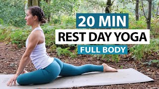 20 Min Rest Day Yoga Flow | Active Recovery Yoga for All Levels screenshot 1