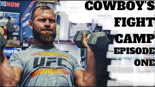 DONALD 'COWBOY' CERRONE is BACK IN TRAINING