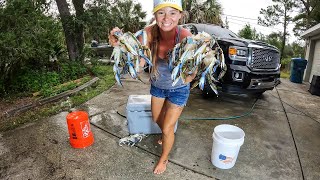 FLORIDA BLUE CRAB *CATCH CLEAN AND COOK* HOW TO