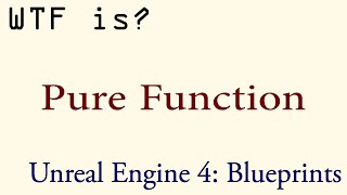 WTF Is? A Pure Function