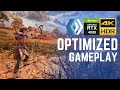 4k.r horizon forbidden west  rtx 4080  max settings  dlss quality 37  fg open world