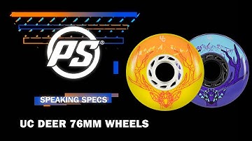 Undercover Wheels - 76mm Wildlife deer wheels - Speaking Specs