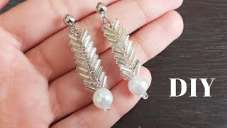 Bugle Bead Earrings/Classy beaded earrings