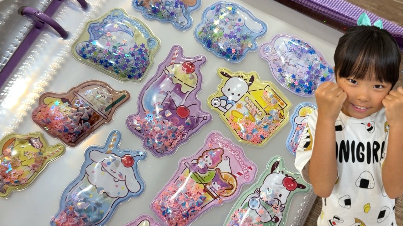 Making a sticker book with Izu-chan ☆ Mari-chan Izu-chan Channel
