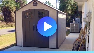 Lifetime 8x10 Storage Shed - Review ⭐️