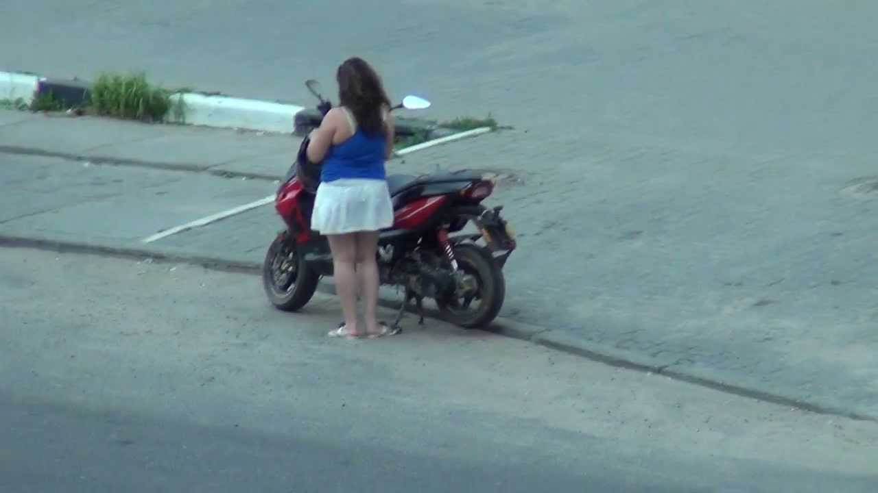 Kickstarting a scooter YouTube