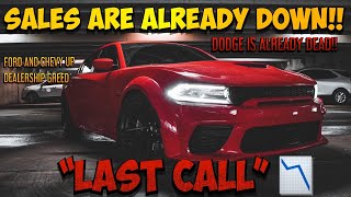 DODGE CHARGER AND CHALLENGER LAST CALL PLAN HAS BACKFIRED! WHY HAVE SALES TANKED!?