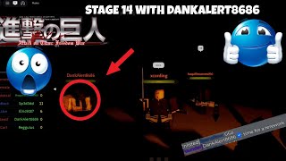 Playing A Stage 14 With Dankalert8686 Attack On Titan Freedom War