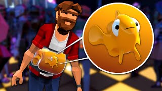 Goldfish Takes Control Of Drunken Man - I Am Fish